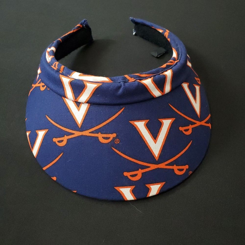 University Of Virginia Cavaliers Visor Hat UVA HOOS Broad Bay Comfort Logo‎ NCAA
